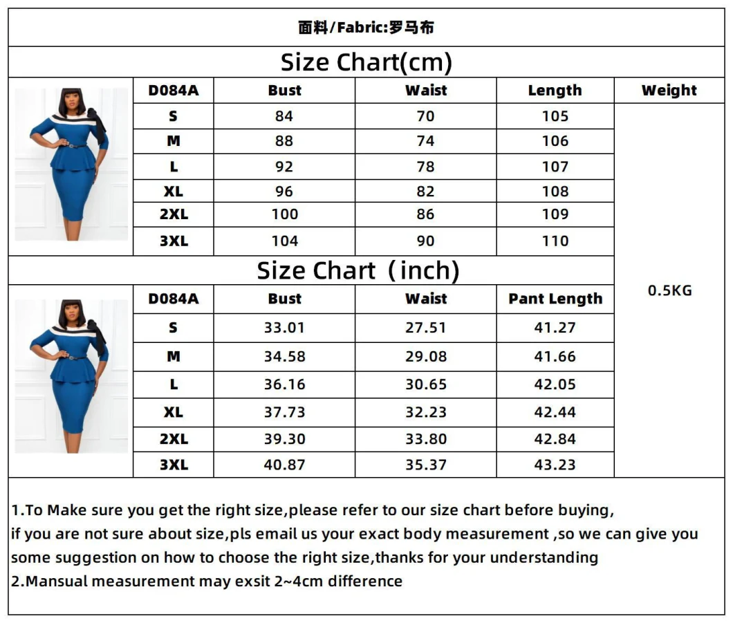 Ladies MIDI Dress with Belt Formal Plus Size Maxi Elegant Long Sleeve Bodycon Bow African Office Wear Dresses for Women